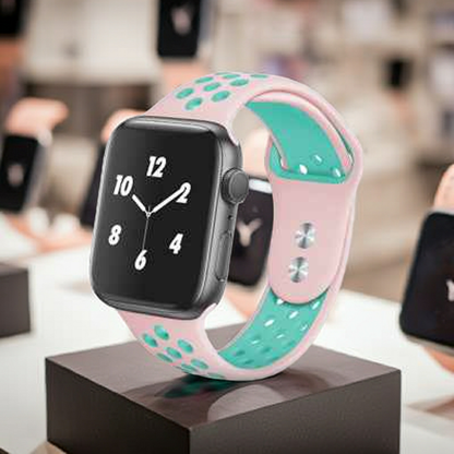 Cinturino Smartwatch Rosa Turchese - Stile e Comfort per il Tuo Orologio - MOKO