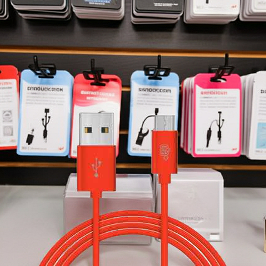 Cavo Dati USB Micro USB Rosso 1 mt Soft Touch per Ricarica e Trasferimento Dati - MOKO