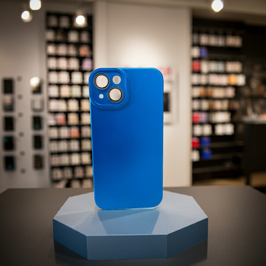 Cover colorata Iphone 15 blu - MOKO