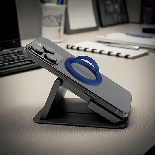 Anello Magnetico Blu per Smartphone - Massima Funzionalità e Stile - MOKO
