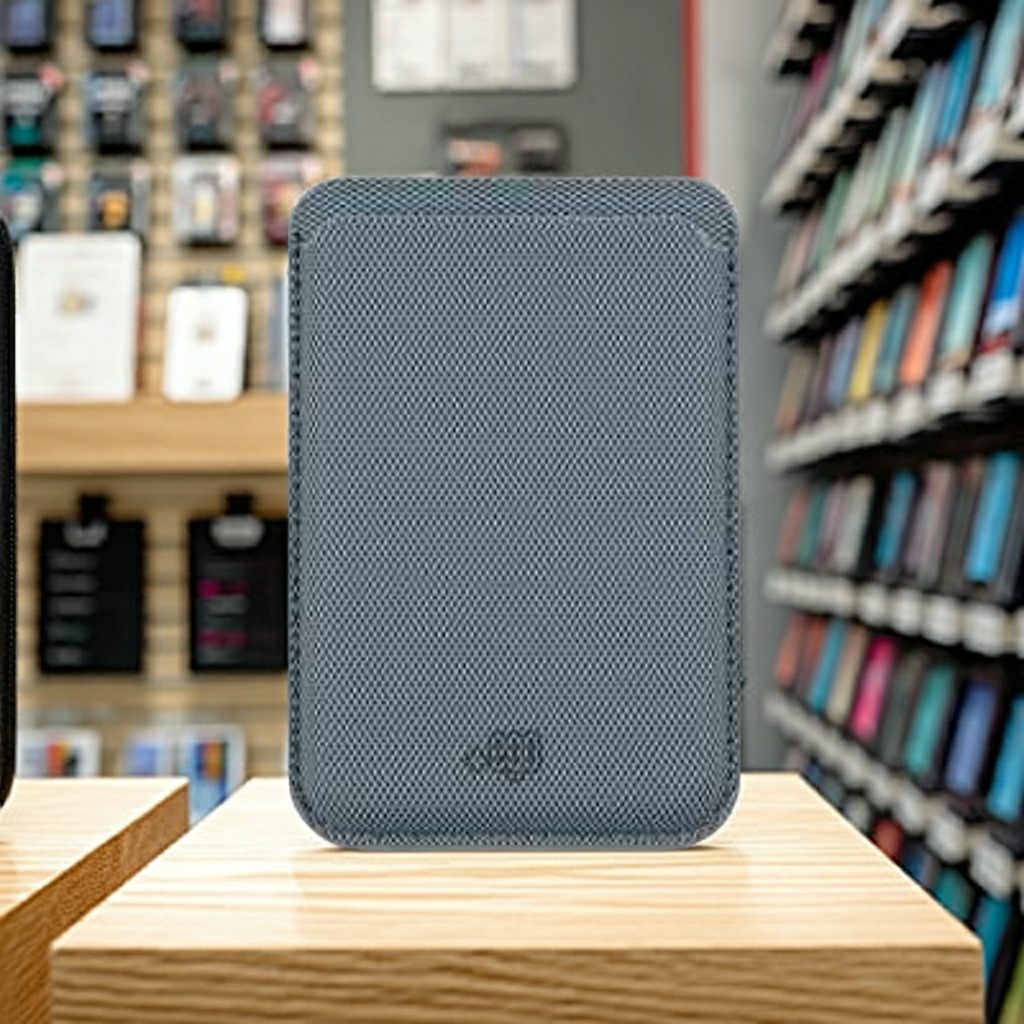 Portafoglio Magnetico Jeans Azzurro - Stile e Praticità - MOKO