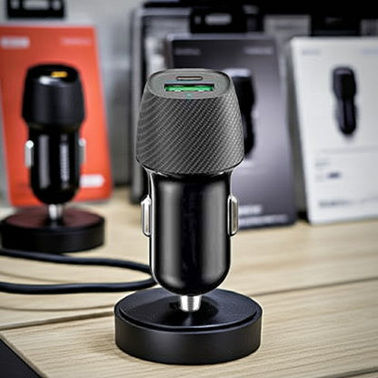 Caricatore auto USB veloce e compatto per ricarica rapida in viaggio - MOKO