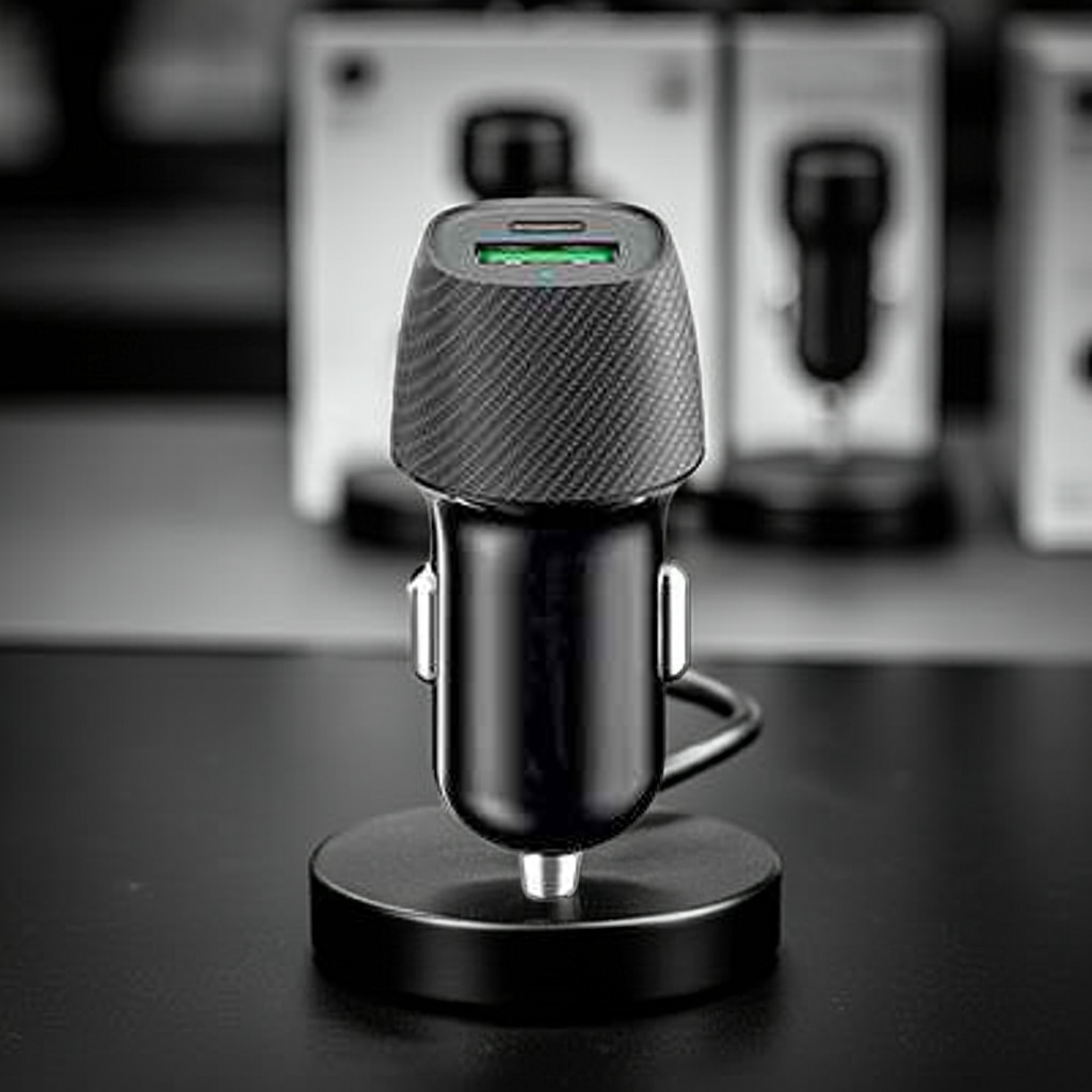 Caricatore auto USB veloce e compatto per ricarica rapida in viaggio - MOKO