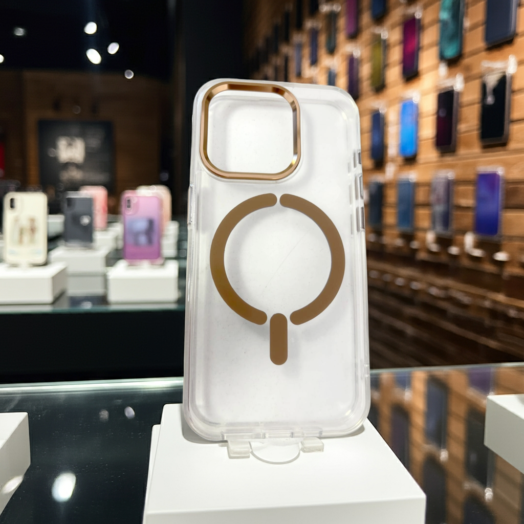 Cover trasparente magsafe Iphone 15 Pro- rame - MOKO