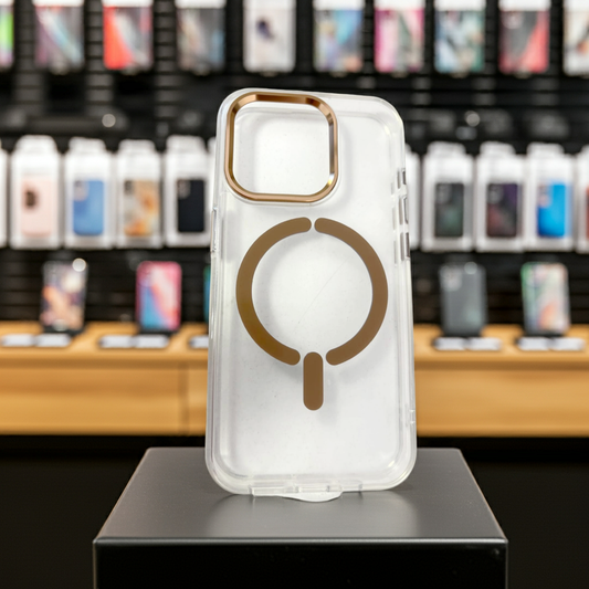 Cover trasparente magsafe Iphone 15 Pro- rame - MOKO