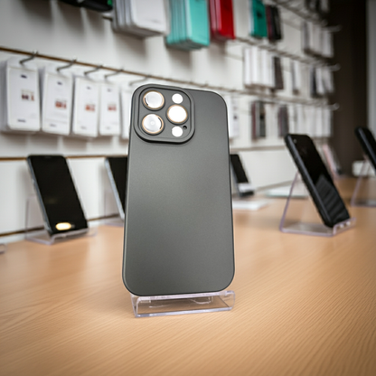 Cover colorata iPhone 15 Pro Max color  titanio - Protezione elegante e moderna - MOKO