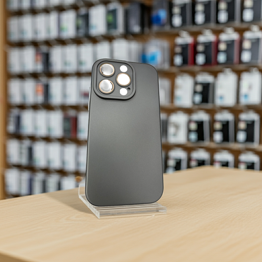 Cover colorata iPhone 15 Pro Max color  titanio - Protezione elegante e moderna - MOKO