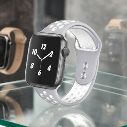 Cinturino smartwatch argento bianco per un'eleganza moderna - MOKO