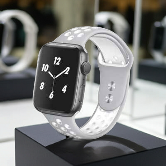 Cinturino smartwatch argento bianco per un'eleganza moderna - MOKO