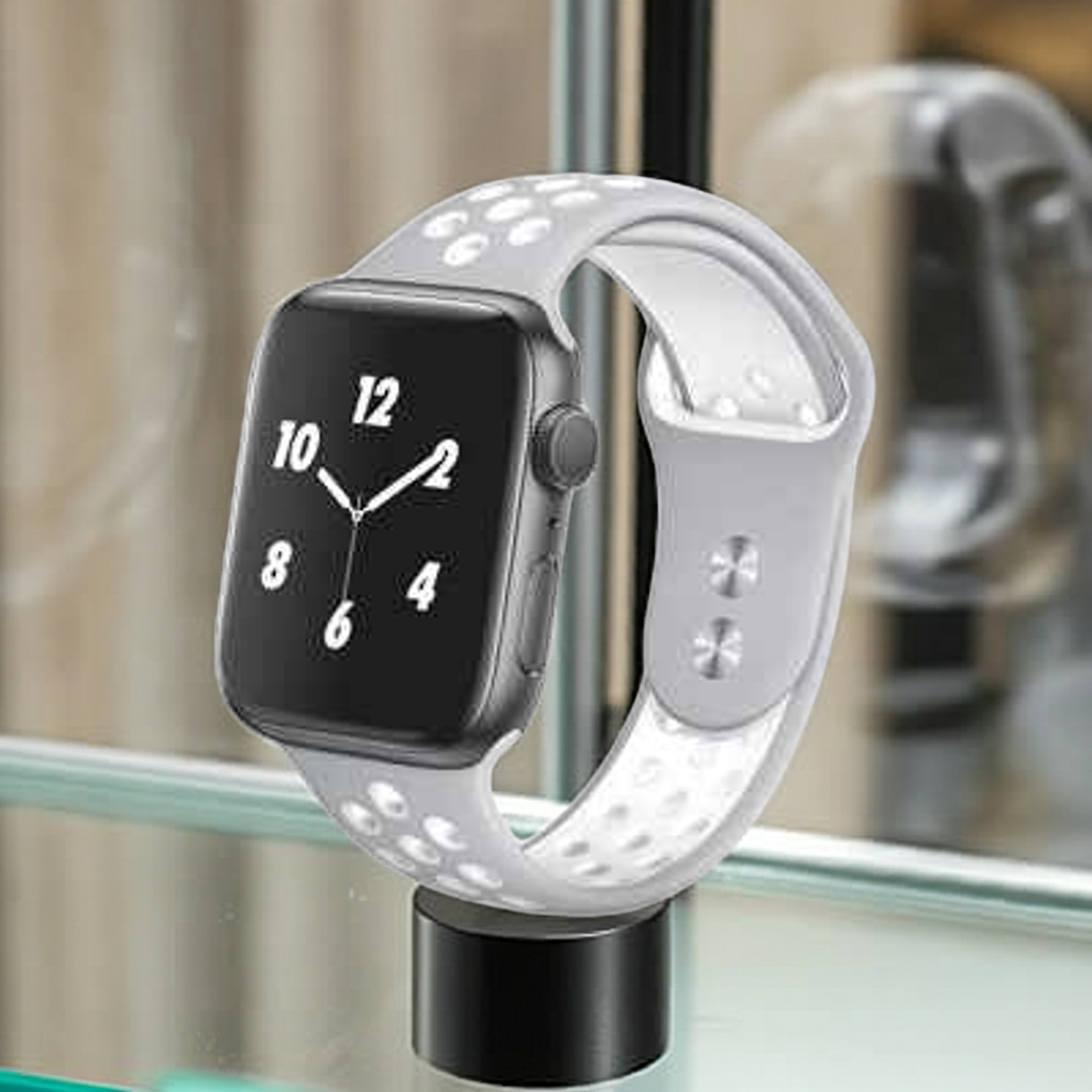 Cinturino smartwatch argento bianco per un'eleganza moderna - MOKO