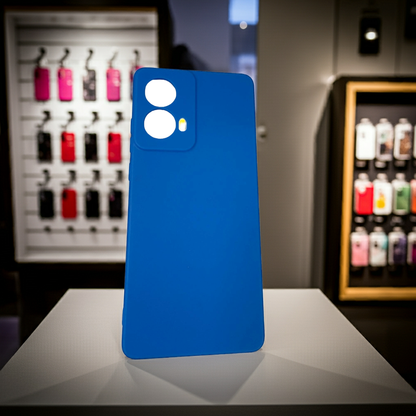 Cover Motorola G85 blu acceso - Protezione colorata e stilosa per il tuo smartphone - MOKO