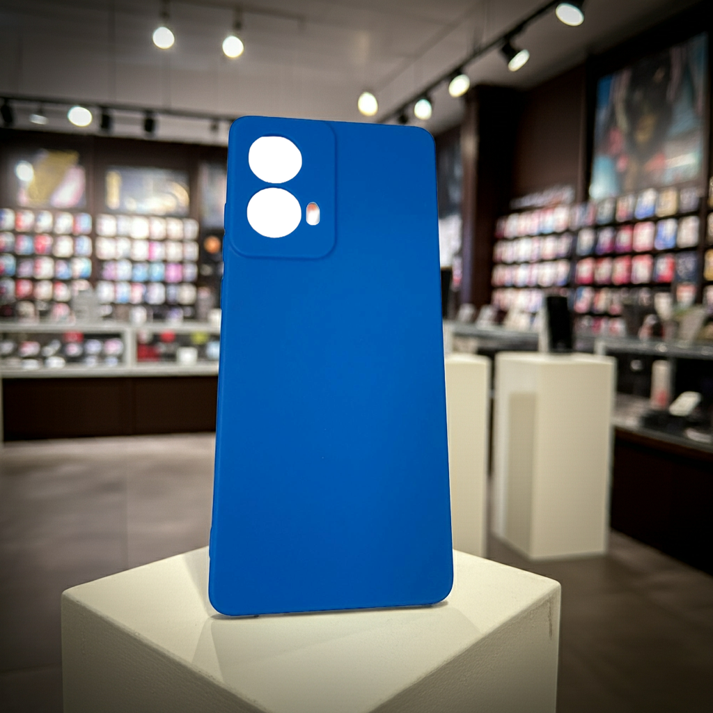Cover Motorola G85 blu acceso - Protezione colorata e stilosa per il tuo smartphone - MOKO