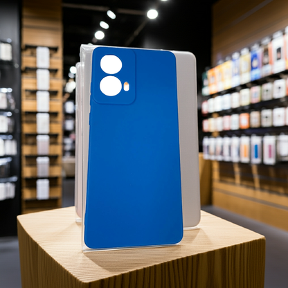 Cover Motorola G85 blu acceso - Protezione colorata e stilosa per il tuo smartphone - MOKO