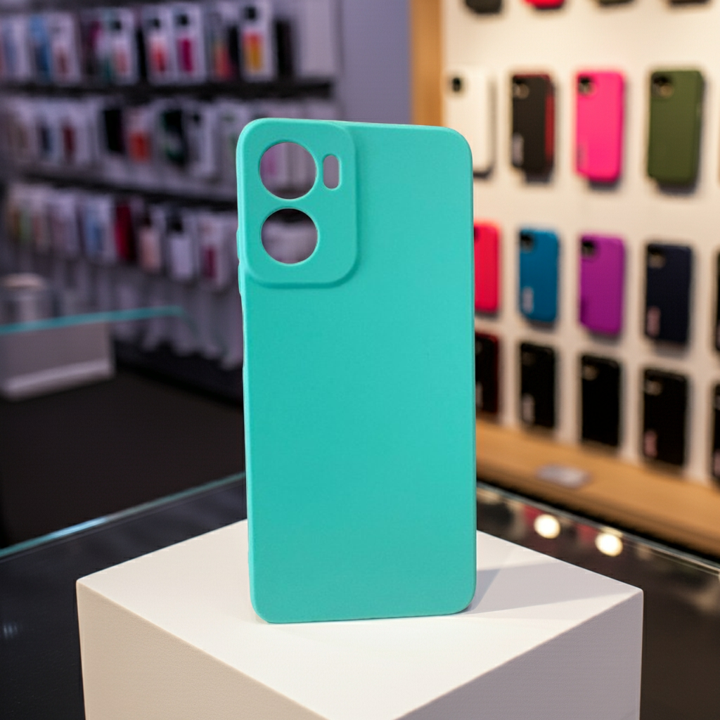 Cover Motorola G05 verde acqua – Protezione elegante e colorata - MOKO