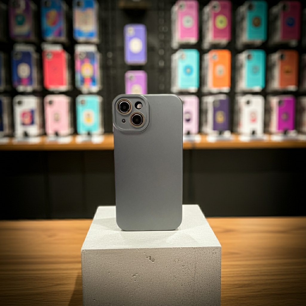 Cover colorata Iphone 15 titanio - MOKO