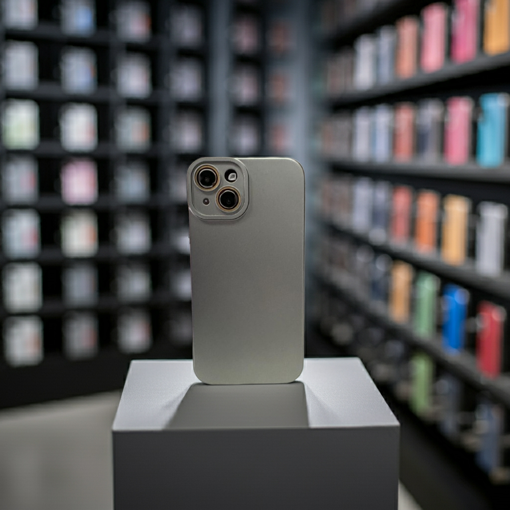 Cover colorata Iphone 15 titanio - MOKO