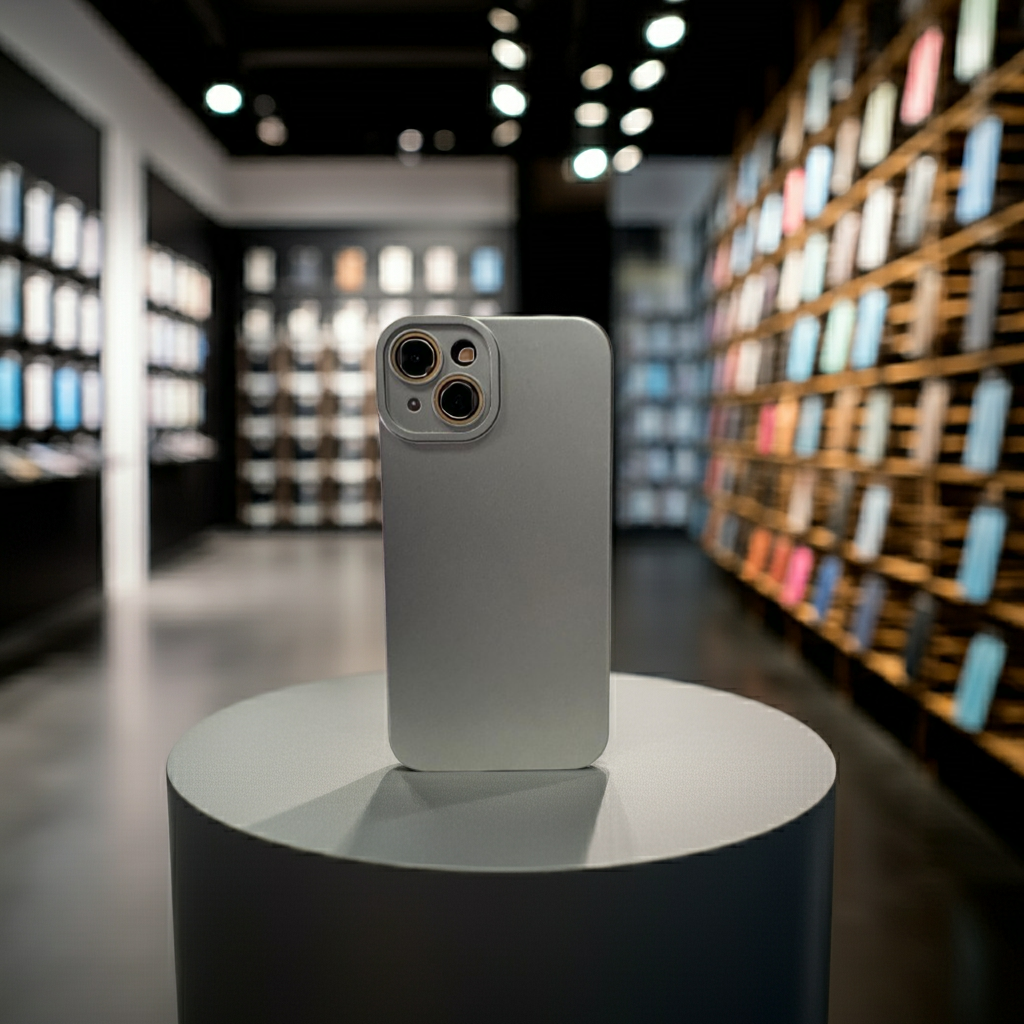 Cover colorata Iphone 15 titanio - MOKO