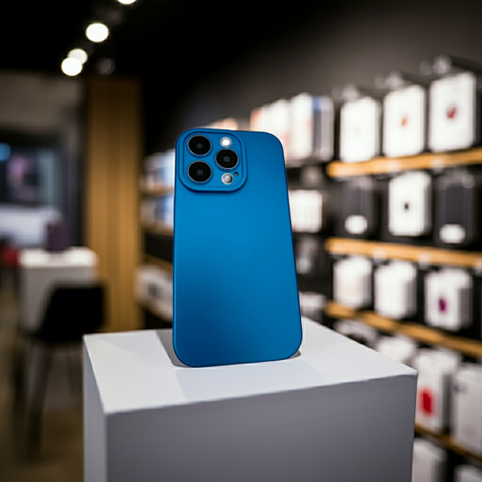 Cover colorata Iphone 15 Pro blu - MOKO