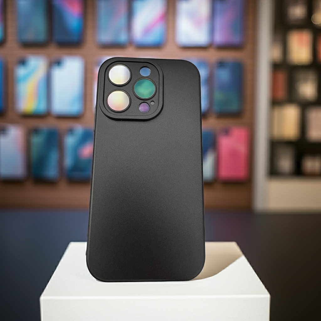 Cover iPhone 14 Pro Max nera colori vivaci e protezione superiore - MOKO