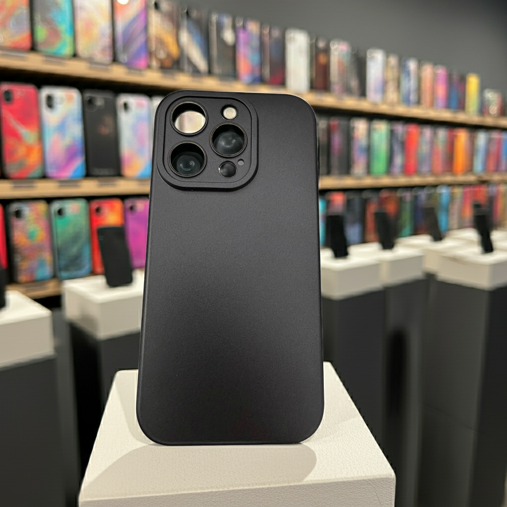 Cover iPhone 14 Pro Max nera colori vivaci e protezione superiore - MOKO
