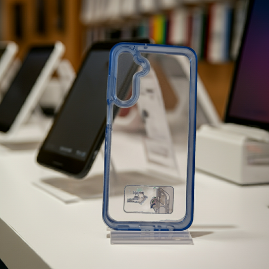 Cover trasparente Samsung Galaxy a25 blu - MOKO