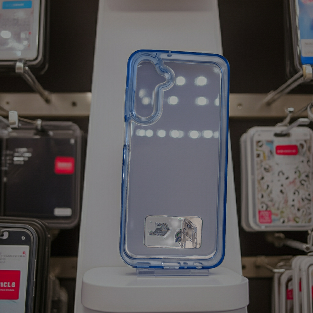 Cover trasparente Samsung Galaxy a25 blu - MOKO