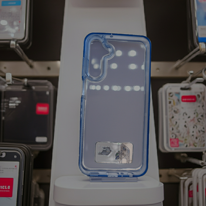 Cover trasparente Samsung Galaxy a25 blu - MOKO