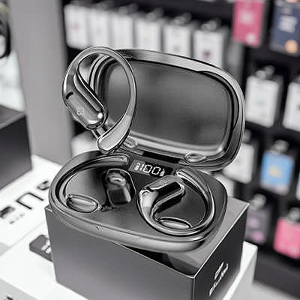 Auricolari Sportivi Neri per Allenamenti e Attività Fisica - MOKO