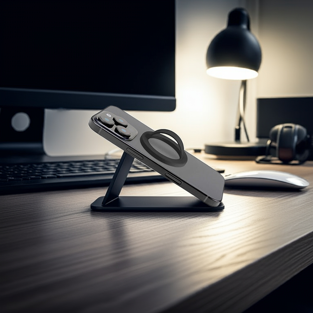 Anello magnetico smartphone nero - MOKO