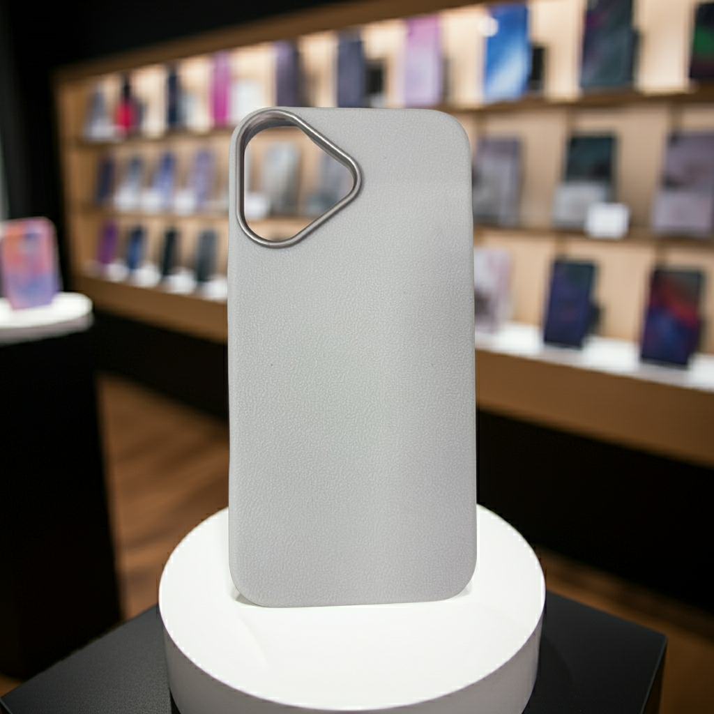 Cover iPhone 16 grigio chiaro – Protezione colorata e trendy - MOKO