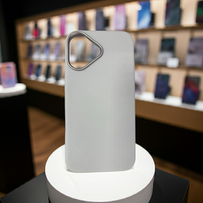 Cover iPhone 16 grigio chiaro – Protezione colorata e trendy - MOKO