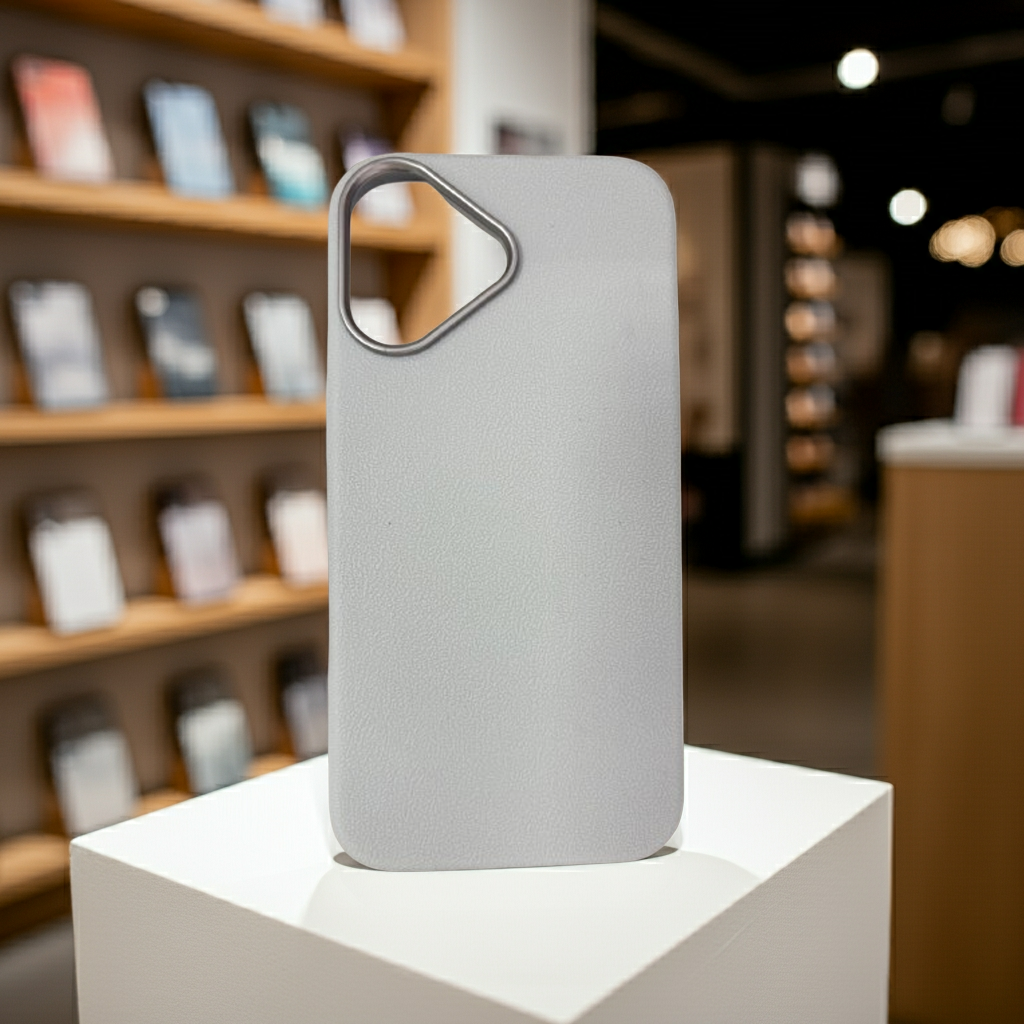 Cover iPhone 16 grigio chiaro – Protezione colorata e trendy - MOKO