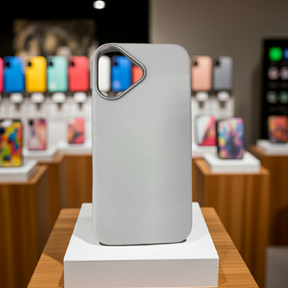 Cover iPhone 16 grigio chiaro – Protezione colorata e trendy - MOKO