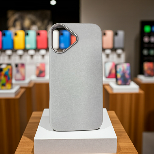 Cover iPhone 16 grigio chiaro – Protezione colorata e trendy - MOKO