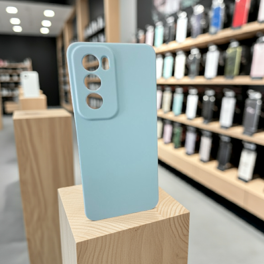 Cover Oppo Reno 12 5G Verde Acqua Chiaro - Protezione Colorata e Stile - MOKO
