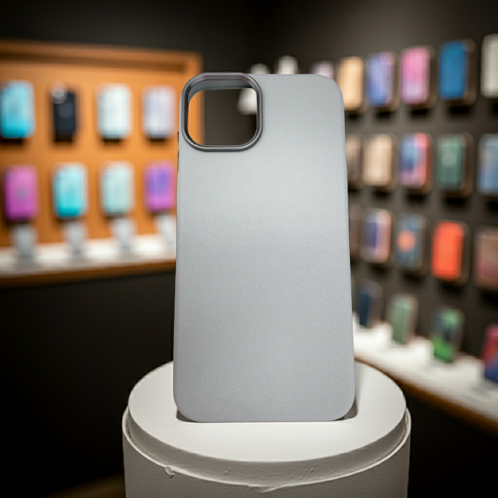 Cover iPhone 13 14 Grigio Chiaro - Protezione Elegante e Moderna - MOKO