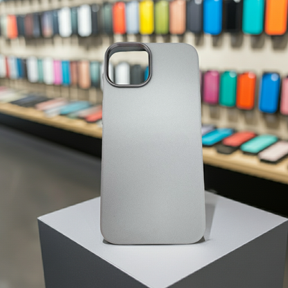 Cover iPhone 13 14 Grigio Chiaro - Protezione Elegante e Moderna - MOKO