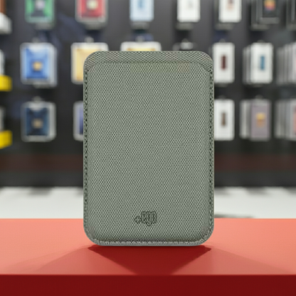 Wallet Magnetico verde jeans - MOKO