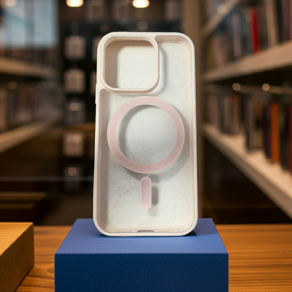 Cover trasparente iPhone 15 Pro MagSafe - Rosa Chiaro - MOKO