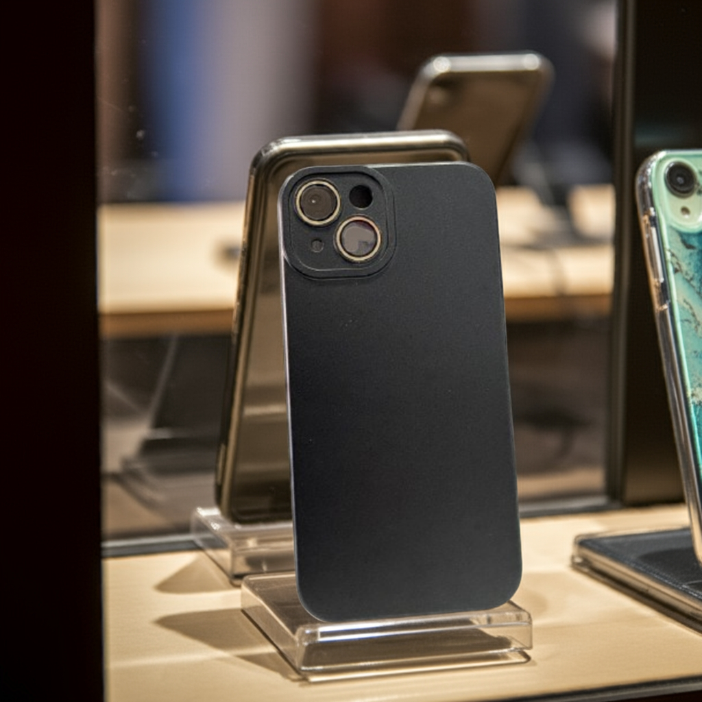 Cover colorata Iphone 14 Plus nero - MOKO