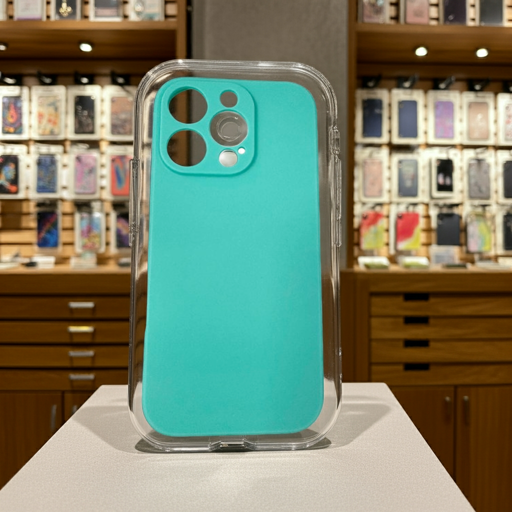 Cover colorata Iphone 16 Pro verde acqua - MOKO