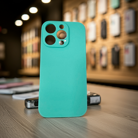 Cover colorata Iphone 16 Pro verde acqua - MOKO