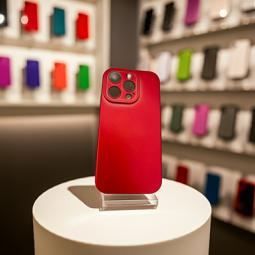 Cover colorata Iphone 15 Pro Max- rosso - MOKO