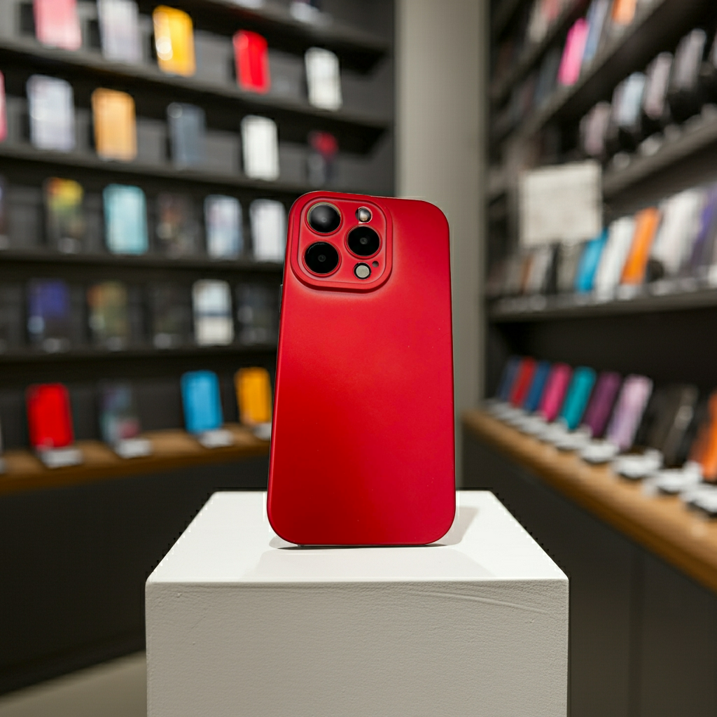 Cover colorata Iphone 15 Pro Max- rosso - MOKO