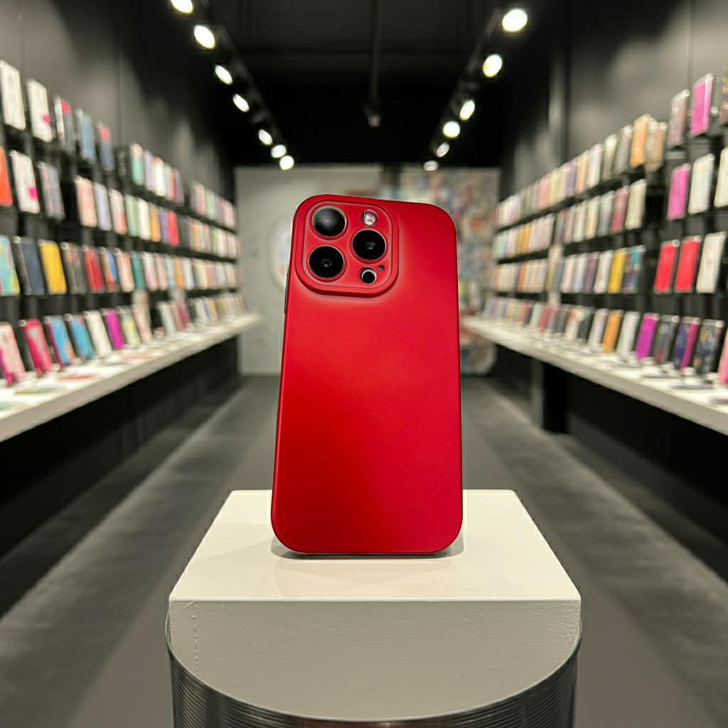 Cover colorata Iphone 15 Pro Max- rosso - MOKO