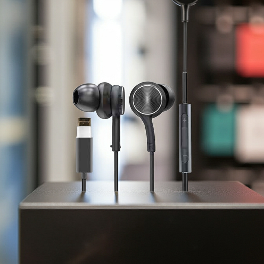 Auricolari Neri - Qualità del Suono e Comfort Eccezionale - MOKO