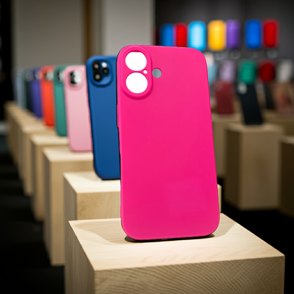Cover fucsia iPhone 16 - Protezione colorata e trendy - MOKO