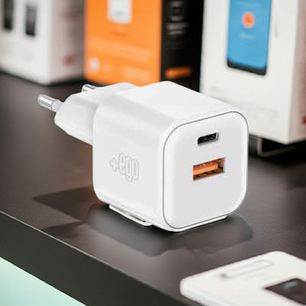 Caricatore cubo: Ricarica Rapida e Compatto per Dispositivi Mobilità - MOKO
