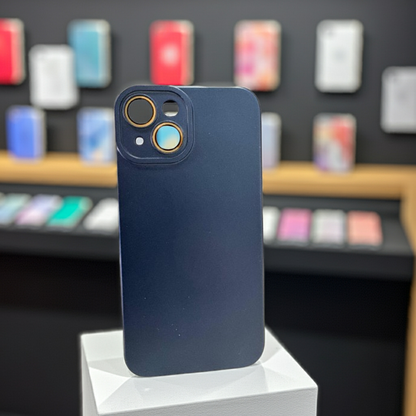 Cover iPhone 15 blu - Proteggi il tuo smartphone con stile e colore - MOKO