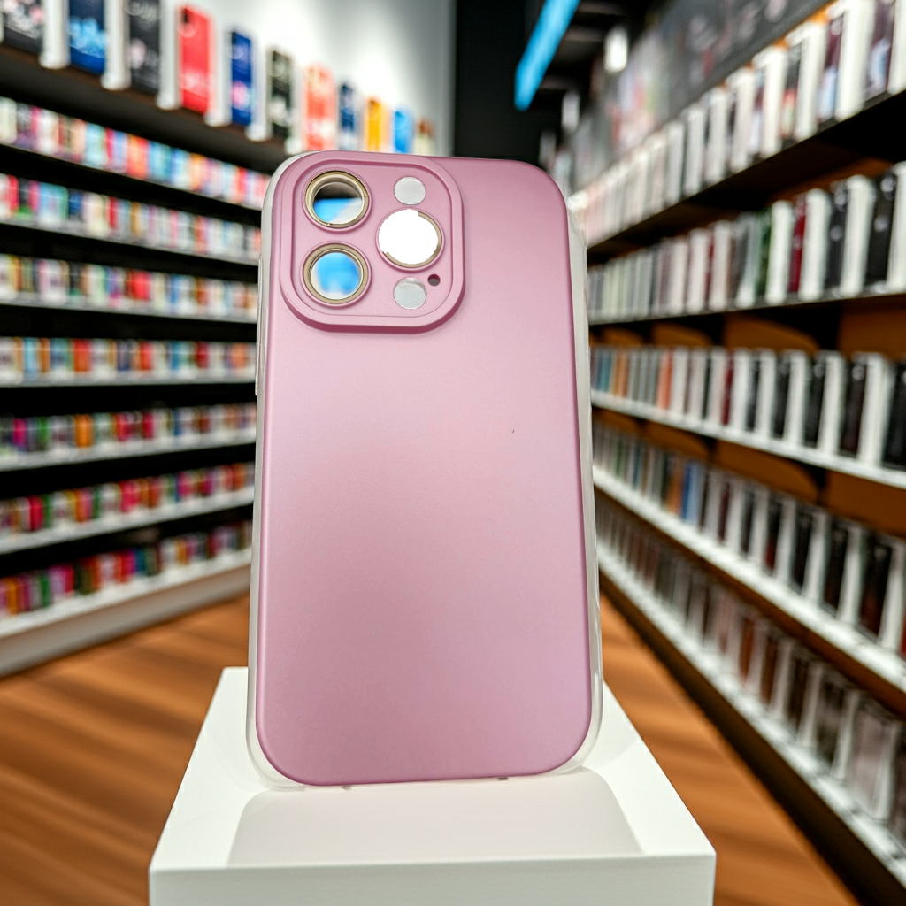 Cover iPhone 15 Pro Max rosa - Protezione elegante e colorata - MOKO